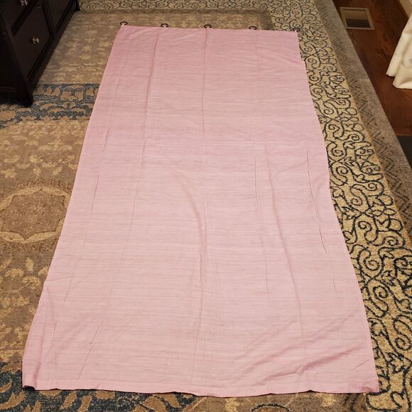 Pottery Barn Kids Outlet Silk Cotton Blend Curtain Panels 42x84 Baby Pink - Picture 2 of 10